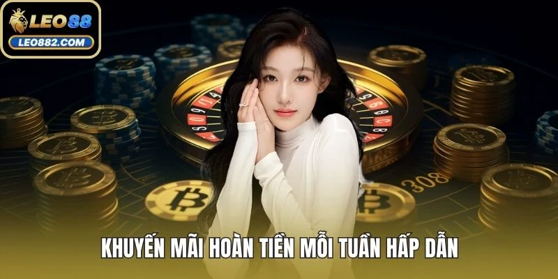 Khuyến mãi hoàn tiền mỗi tuần hấp dẫn