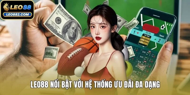 LEO88 nổi bật với hệ thống ưu đãi đa dạng