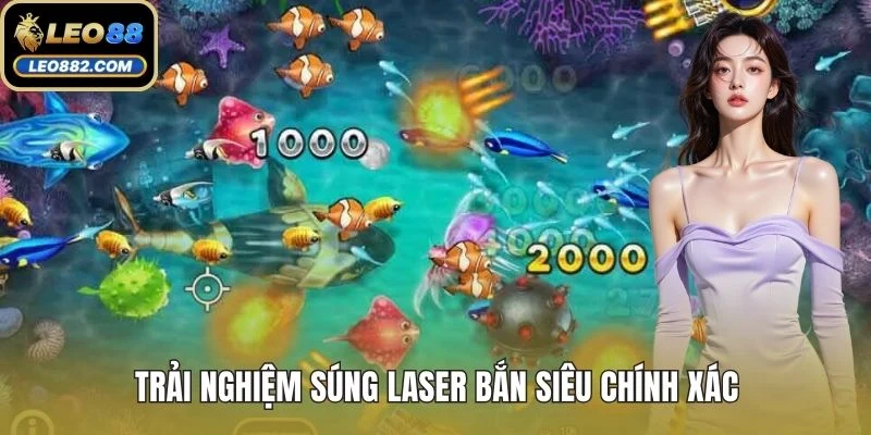 Trải nghiệm súng laser bắn siêu chính xác